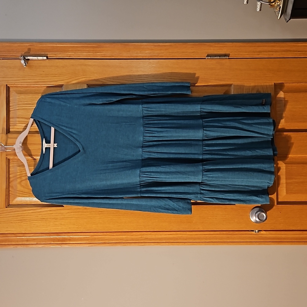 Matilda Jane Turquoise Tiered Dress
